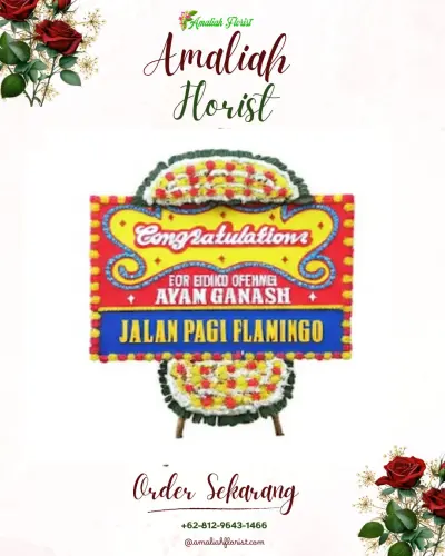 Bunga Papan Congratulation di Sindurejo